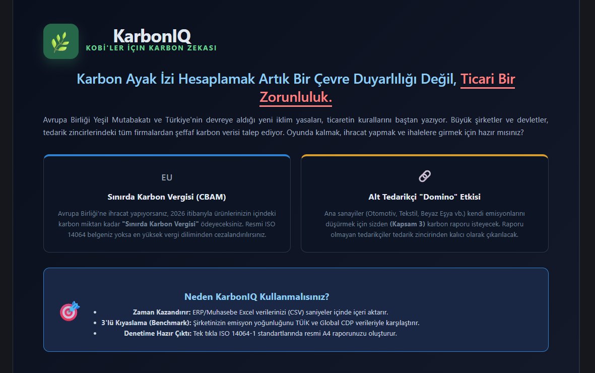 Karbon ayak izi hesaplama uygulaması